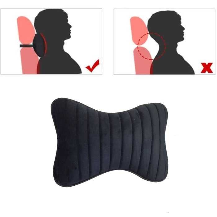 Възглавнички за удобно пътуване - плюш/еко кожа к-т/2 бр./