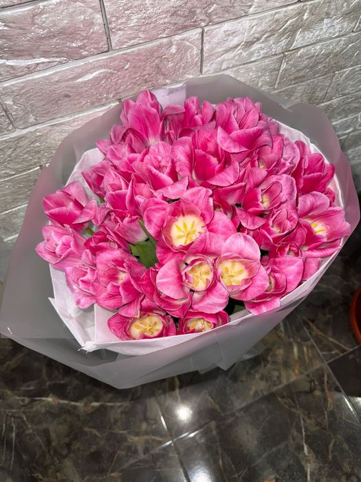 Цветы Тюльпаны свежие