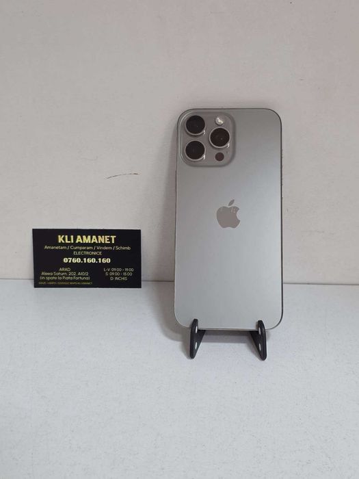 iPhone 16 Pro Max, Garantie - KLI Amanet