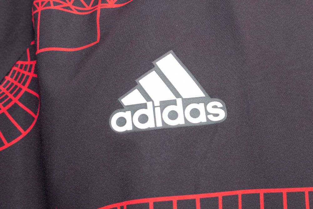 Manchester United Adidas оригинално мъжко яке ветровка с качулка 2XL