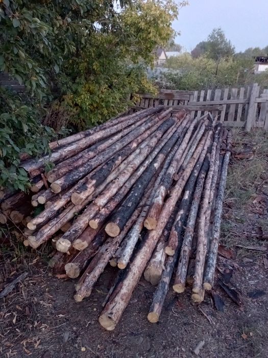 Жерди столбы строй лес
