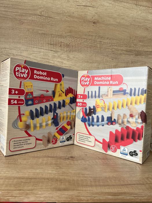 Домино и още дървени цветни кубчета