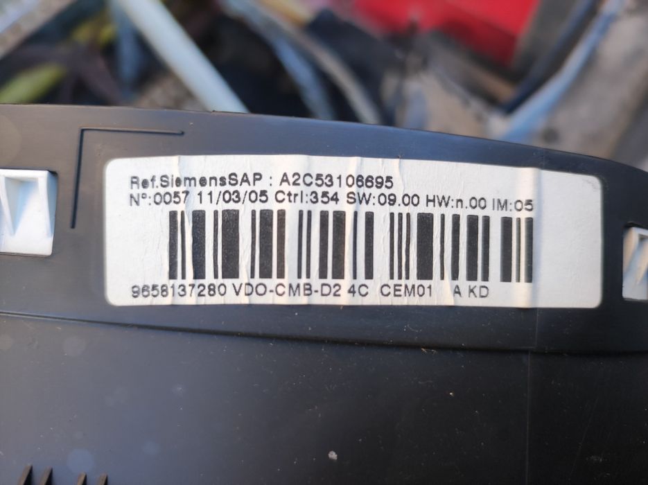 Табло-километраж за Пежо-407(дизел)