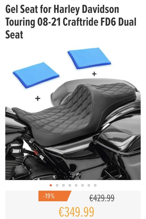 Sa sezut Șa Harley Davidson touring