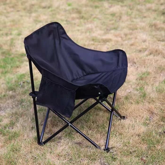 Складной стул для пикника «Лунный» черний цвет