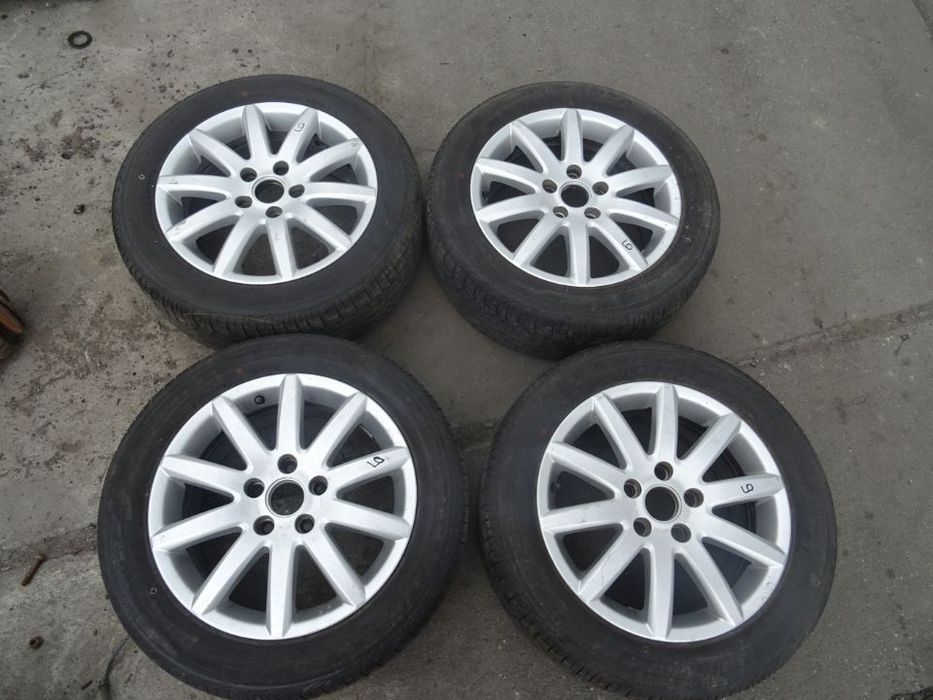 Vand Jante aliaj cu Cauciucuri Volkswagen Jetta 205/55 R16 6.5jx16h2 ET50 din 2008 cod:1K0601025e