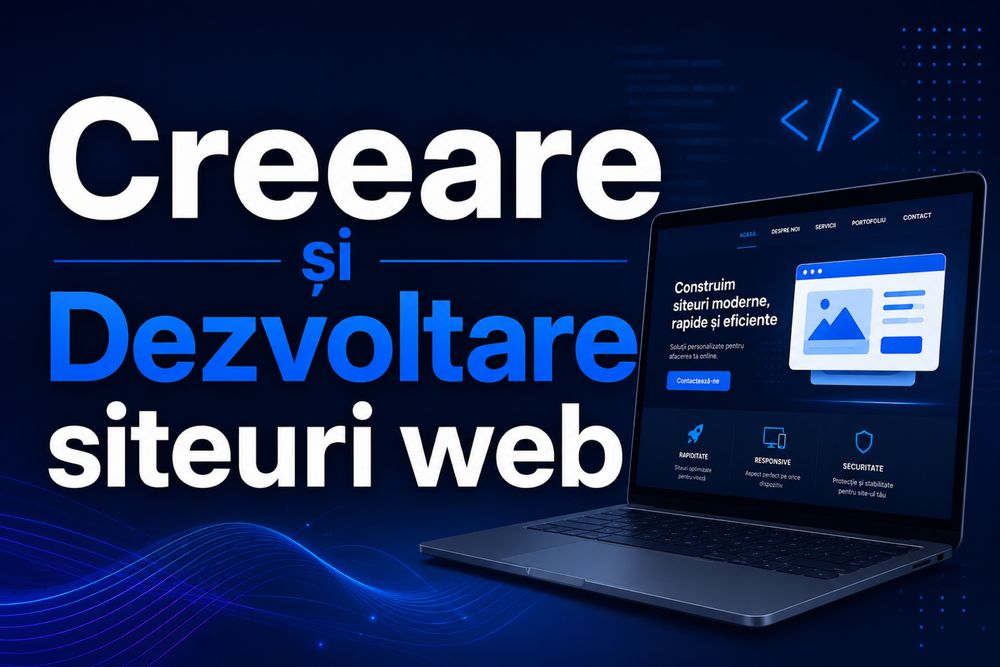 Creeare și Dezvoltare siteuri web