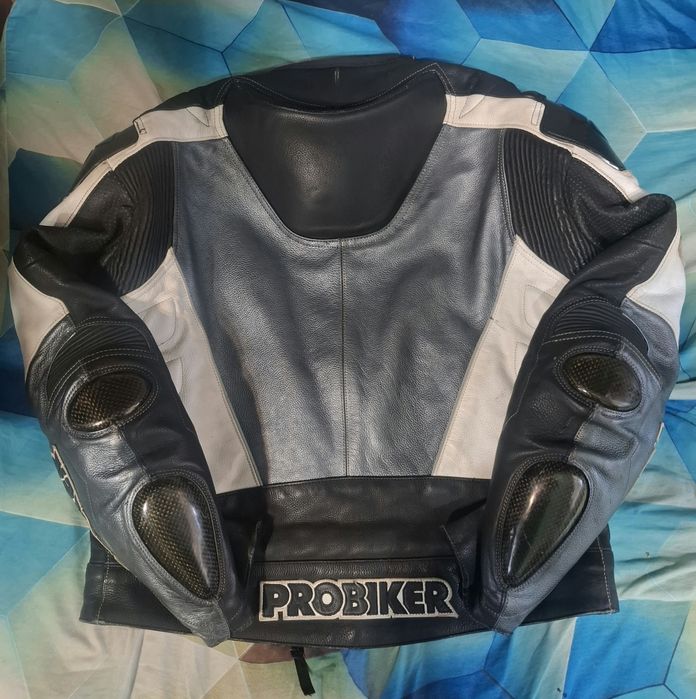 Geaca moto piele