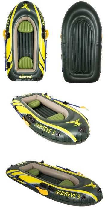 СКИДКА Лодка Lodka SAINTEVE SEAHAWK 2-3 местная насос+2 вёсла Доставка