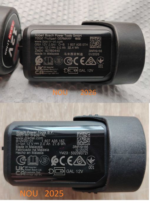 Circular mic Bosch GKS 12V-26, acumulatori, incarcatoare