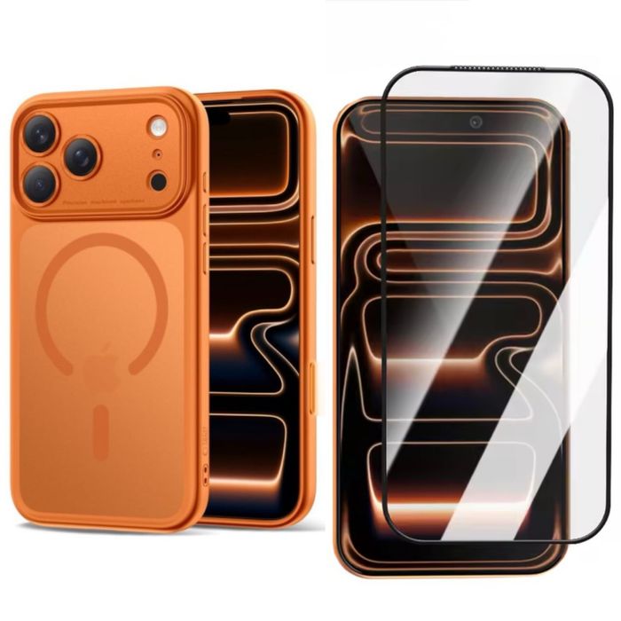 Iphone 17 AIR PRO MAX Husa Magnetica Full + Folie Sticla Safe Fit