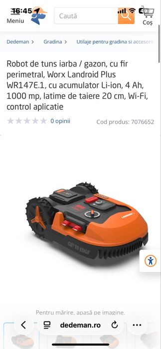 Robot  de tuns gazonul