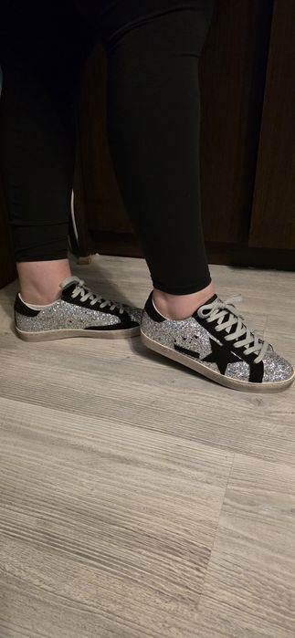 Golden goose adidasi piele