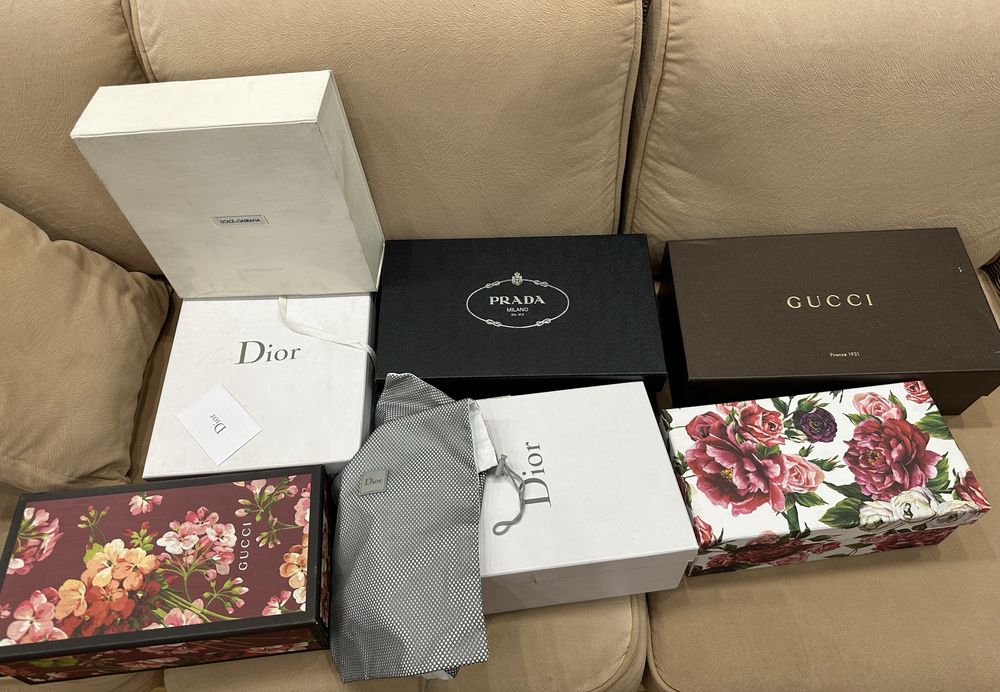 Коробки Louis vuitton Prada gucci