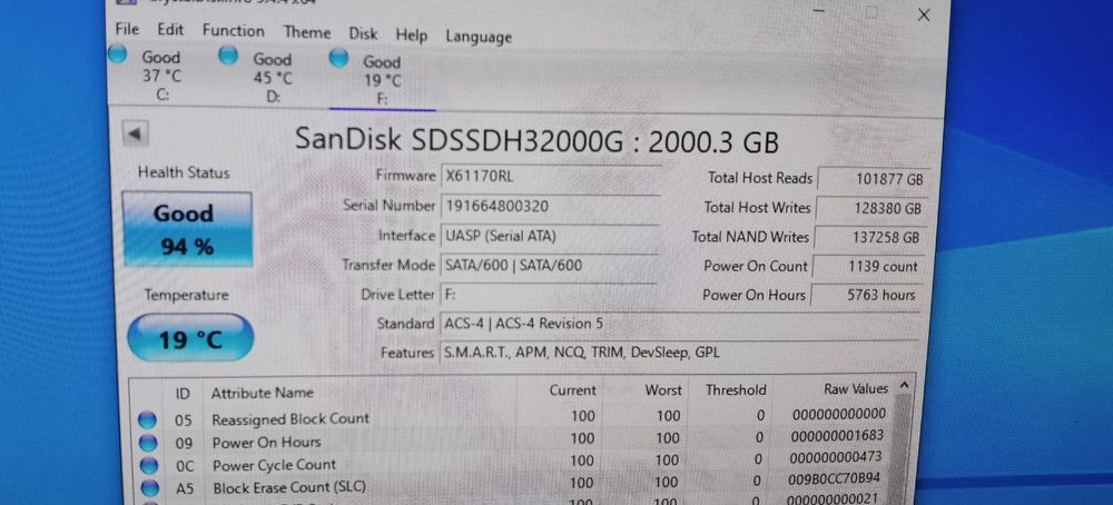Ssd Sandisk Ultra 3D 2 TB