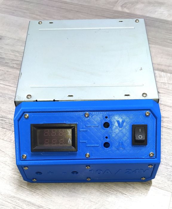 Продается корпус для сборки лабораторного блока питания.