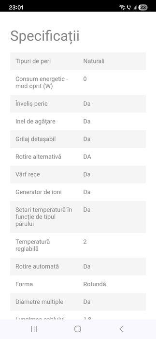 Vând perie rotativa Rowenta