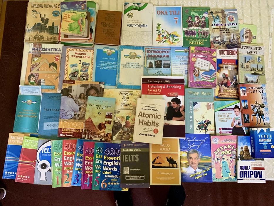 Xar xil turdagi kitoblar sotiladi books книги