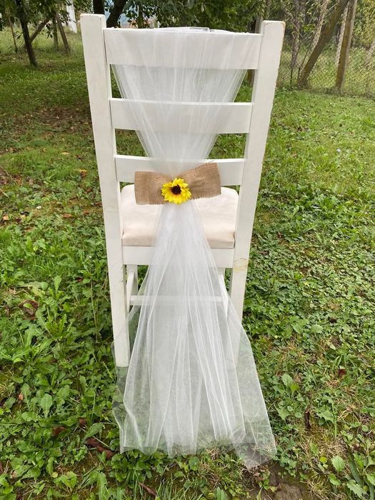 Сватбена украса със слънчогледи