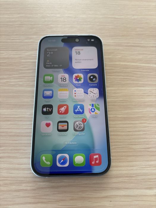 Iphone 15 blue 128gb liber de retea