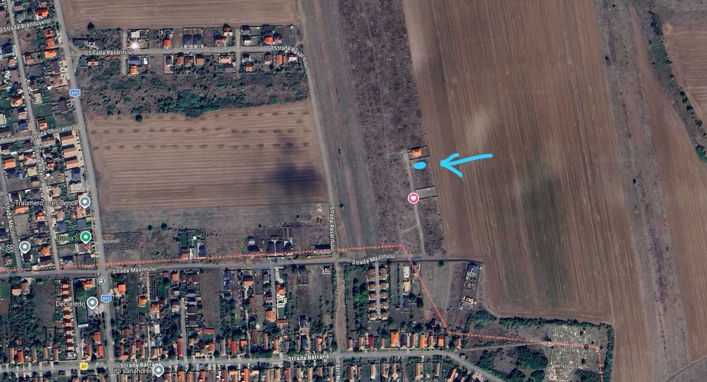 De vânzare teren intravilan 700 mp – Sânandrei (ieșire spre Carani)