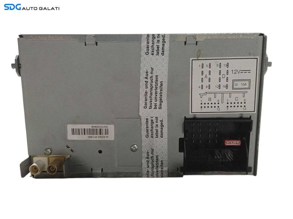 Unitate Radio CD Player Volkswagen Passat B6 2005 - 2010 Cod 1K0035186AP [LR1086]