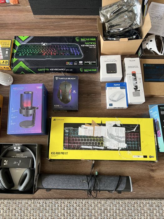 Геймърски мишки , клавиатури, Рам, SSD, микрофони