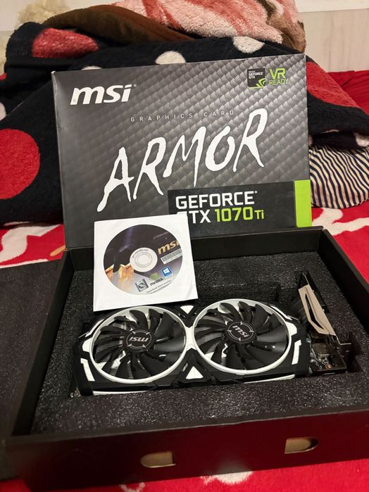 Gtx 1070 ti armor 8gb impecabila