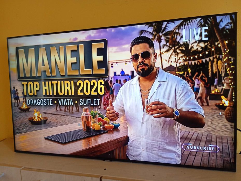 Am un Samsung Smart TV 4k 139 cm bluetooth wifi Netflix YouTube Disney