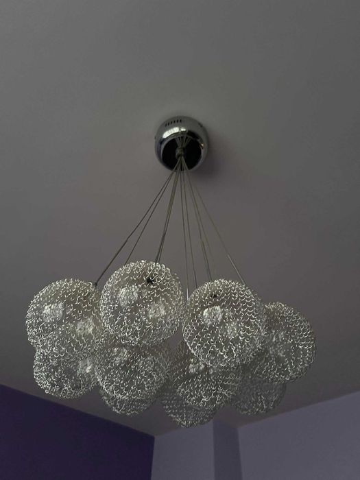 Полилей с две нощни лампи