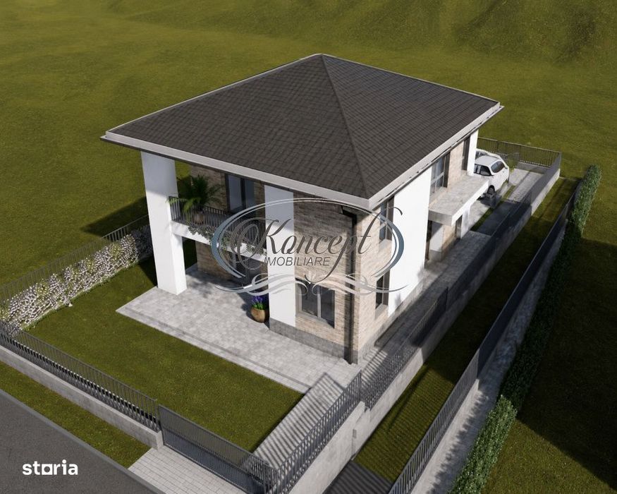 Casa individuala eleganta in ansamblu nou din Luna de Sus