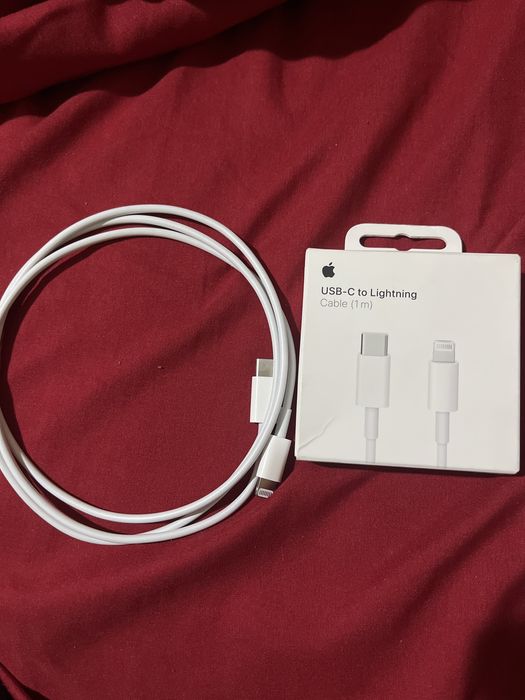 Айфон зарядчик оригинал сатам каропкасымен USB lighting