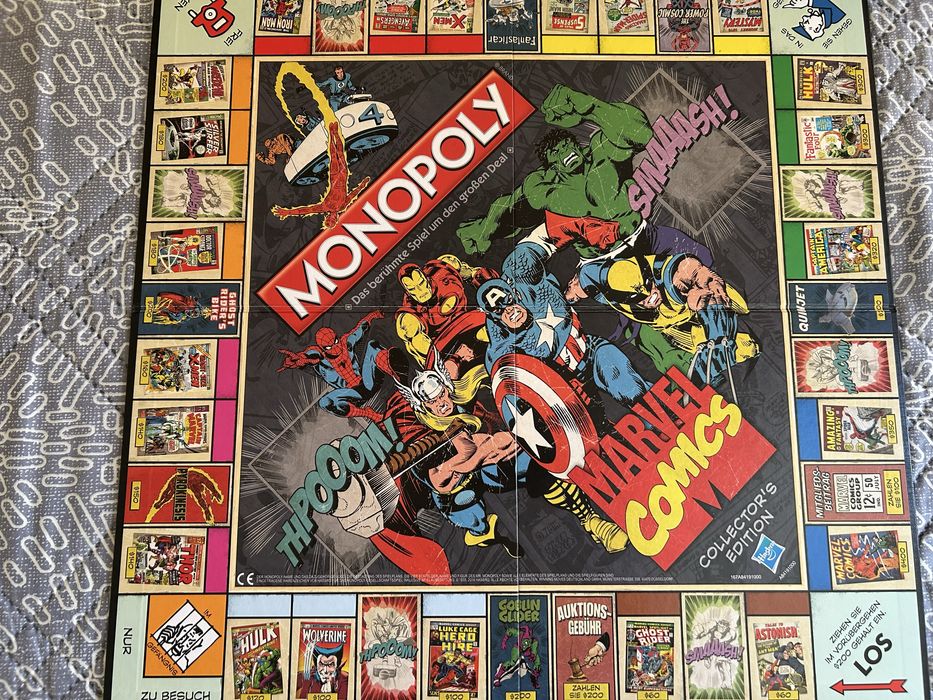 Monopoly Marvel Comics