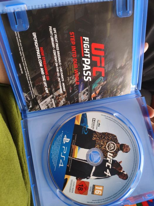 UFC 4 диск для  пс 4 и пс 5PS4 / PS5