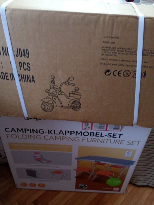 Vînd 2 articole  noi  doar la pachet amindoua masa plianta și motocicleta electrica copii preț fix amindoua nu schimb  Campina