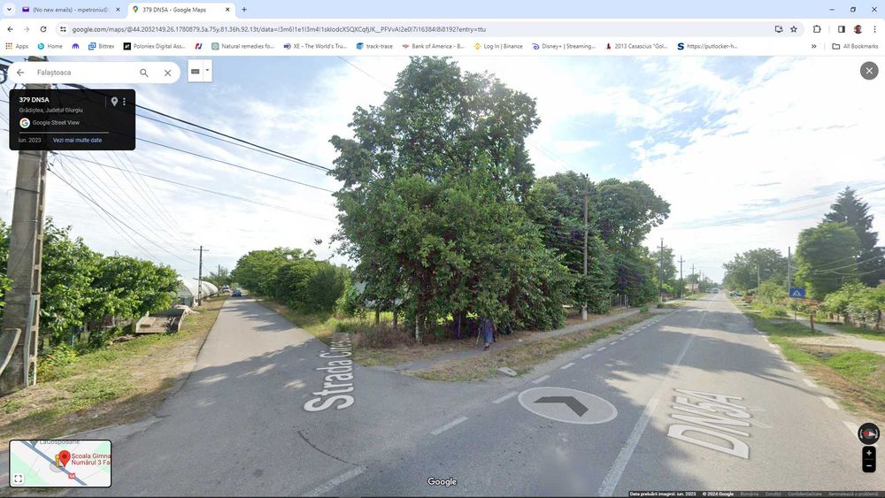 Gradistea (Falastoaca) Intravilan M3 mixt ,32Km de Bucuresti , teren 12.000m2 , deschidere la 2 strazi asfaltate , utilitati . pret de pret de pret...