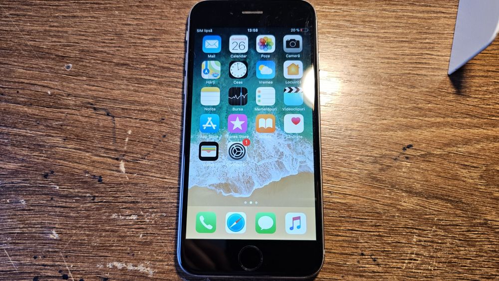 iPhone 6 silver IOS 11