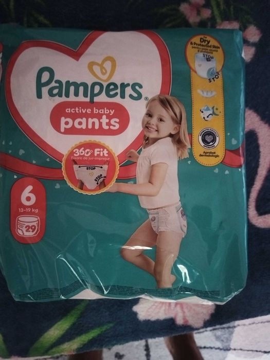 Pampers activ baby  pants nr 6