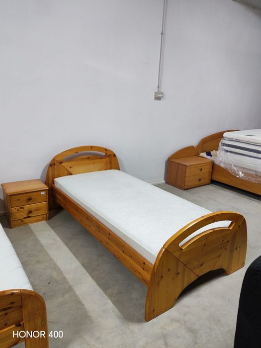 Pat 90x190 din Lemn Masiv -Mobila Germania