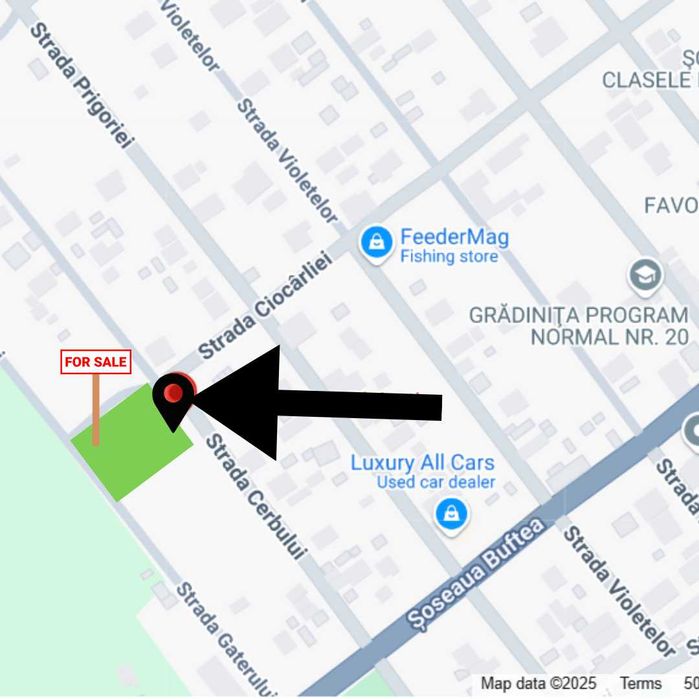 Teren de vanzare în Ploiesti, Mitica Apostol-deschidere la două strazi