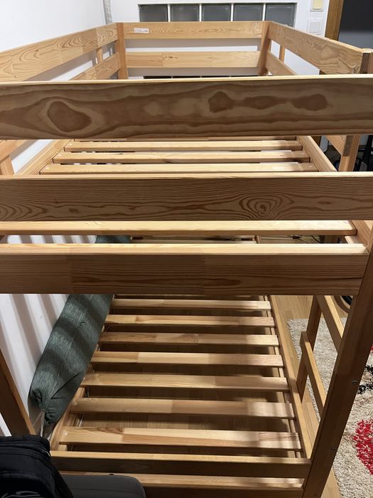 Pat Suprapus,lemn de pin,90x200 cm