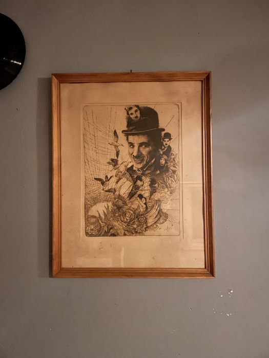 Данаил Игнатов графика на Чарли Чаплин