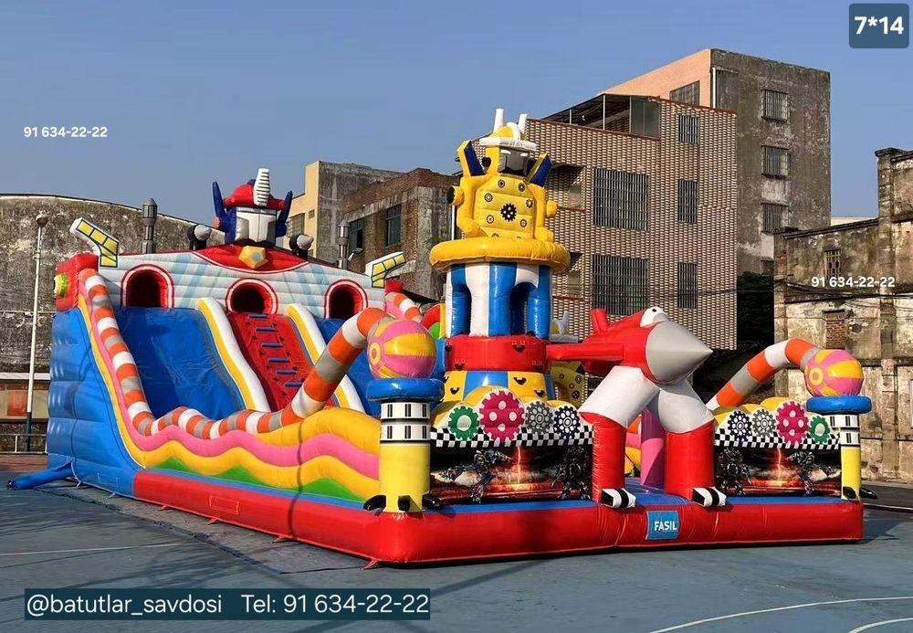Batut, Батуты, Надувной батут, Atraksion, Аттракцион sotiladi