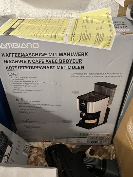 Masina de cafea Ambiano cu boabe