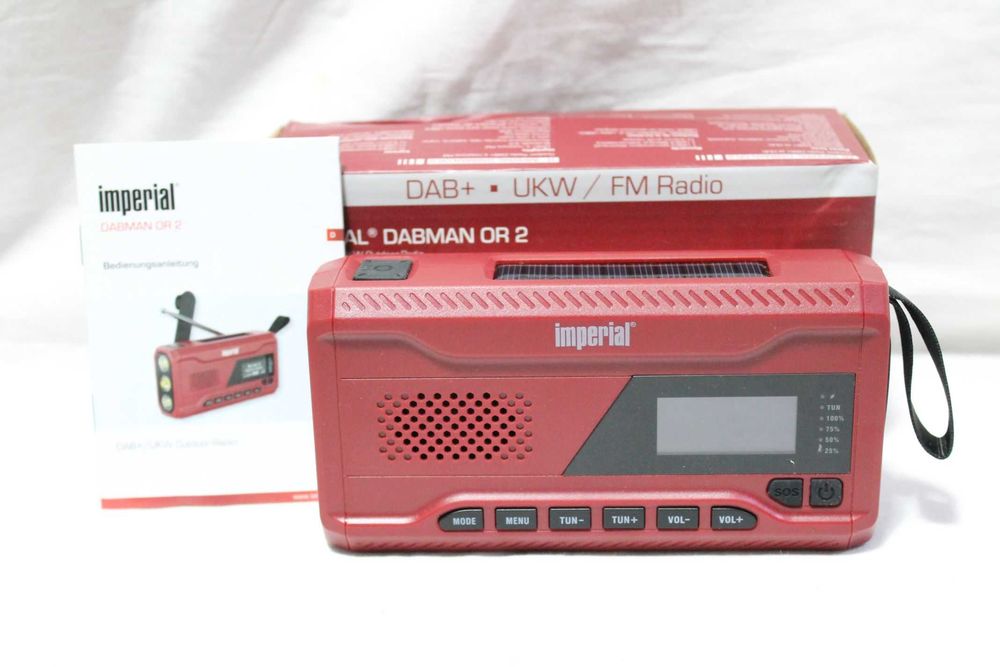 Aparat radio digital FM Bluetooth lanterna solar Imperial Dabman OR02