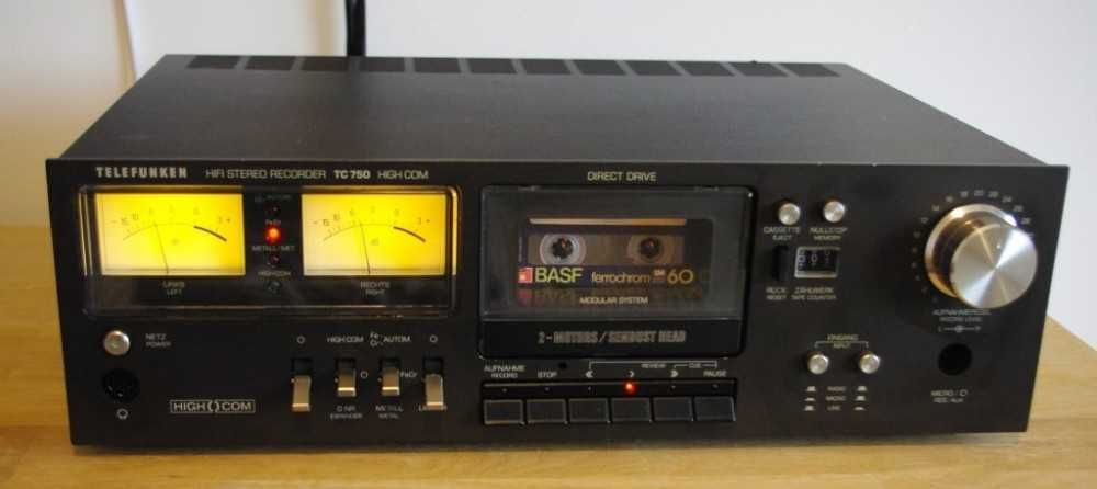 Telefunken TC 750 vintage deck casetofon
