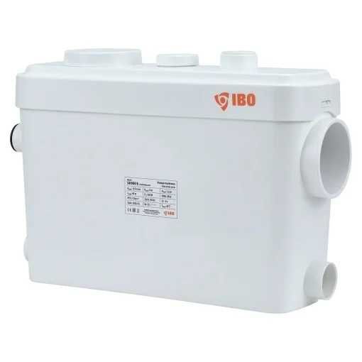 Pompa WC SANIBO B SLIM Evacuare Apa Menajera Demisol, Subsol, cu Tocator, 450 W, 125 l/min, H Refulare 8M
