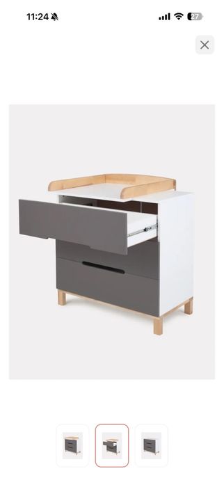 Продам кроватку и комод