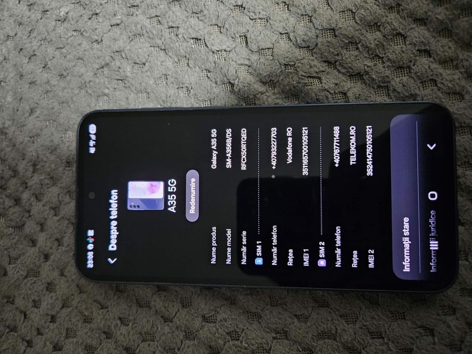 Schimb Samsung Galaxy A35 5G
