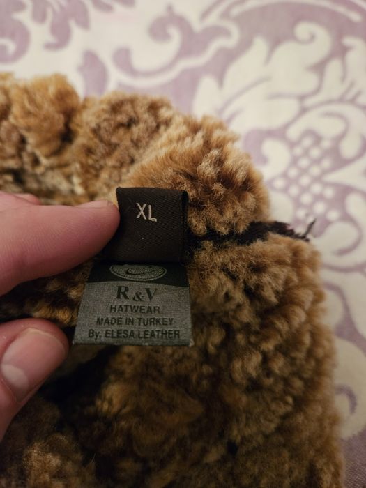 Тёплая шапка размер XL